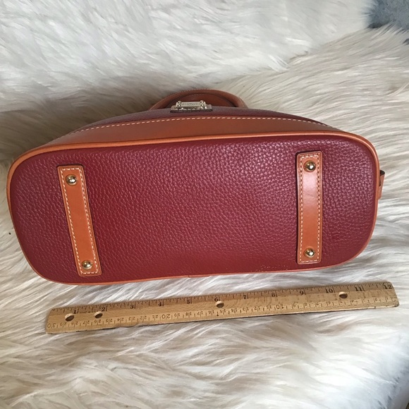 Dooney & Bourke zip zip pebble leather satchel - Picture 4 of 16